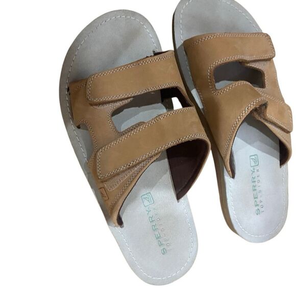 Sperry Top Rider size 10 sandal slider tan flat - Picture 3 of 6